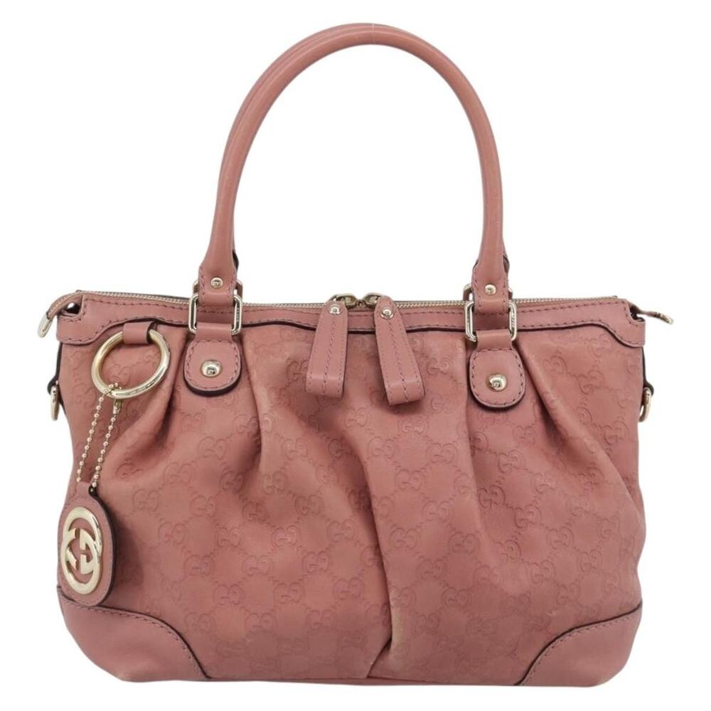 Gucci Guccissima Sukey Handbag Pink